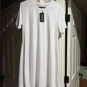 White Short Sleeve Women's Top